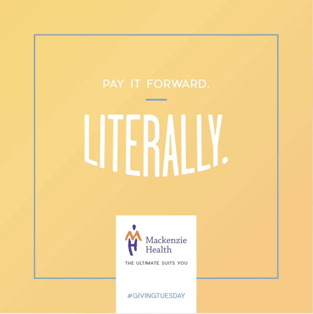 Mackenzie Health Giving Tuesday ad
