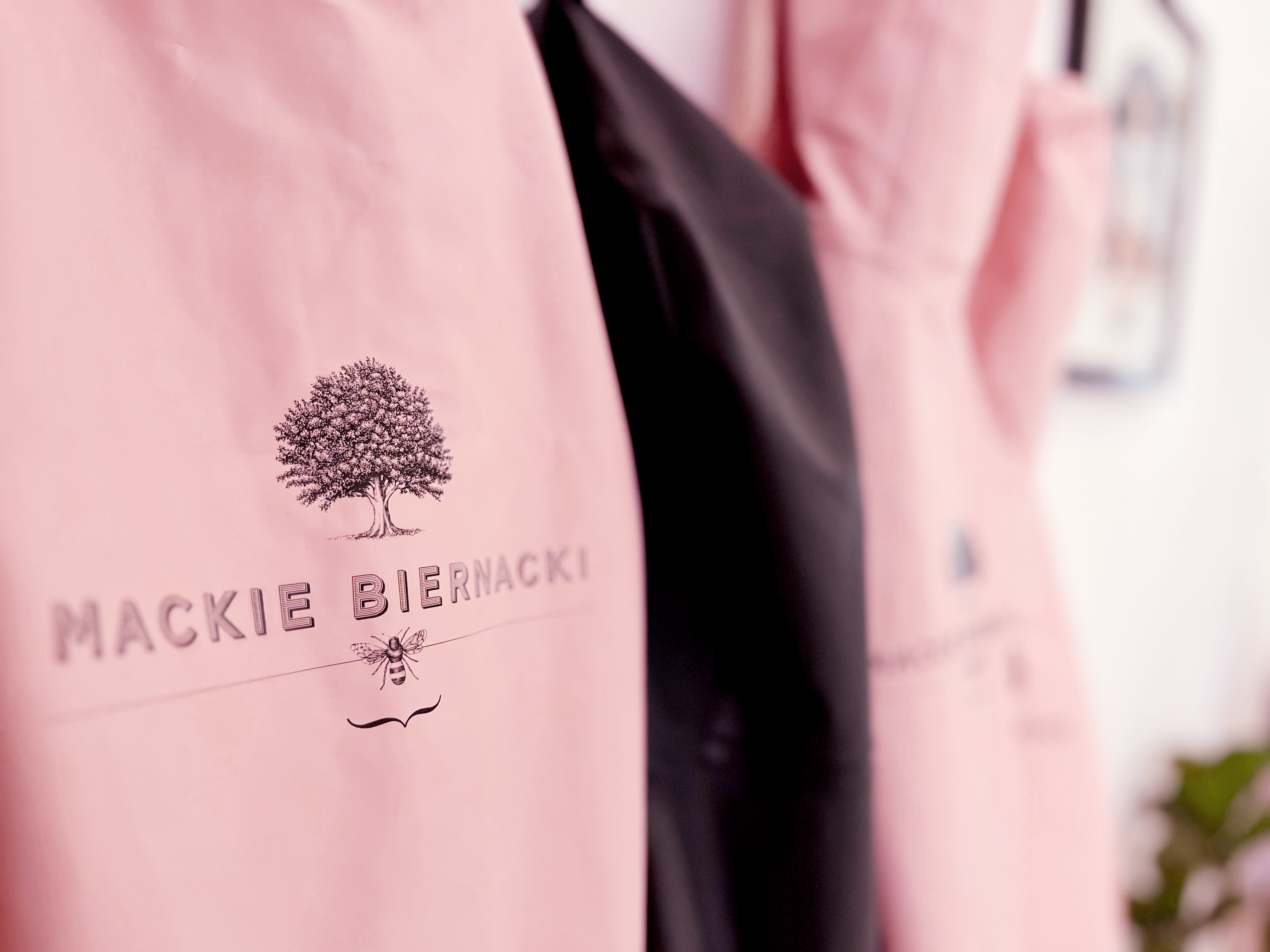 Mackie Biernacki Branded Rain Coats